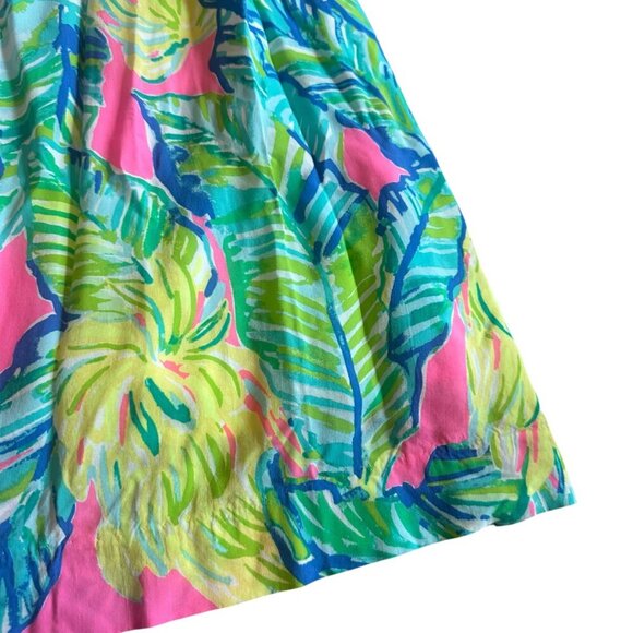 Lilly Pulitzer Kinley Dress Pink Sunset Local Flavor Tropical Beach Size 2 Women - Picture 4 of 14